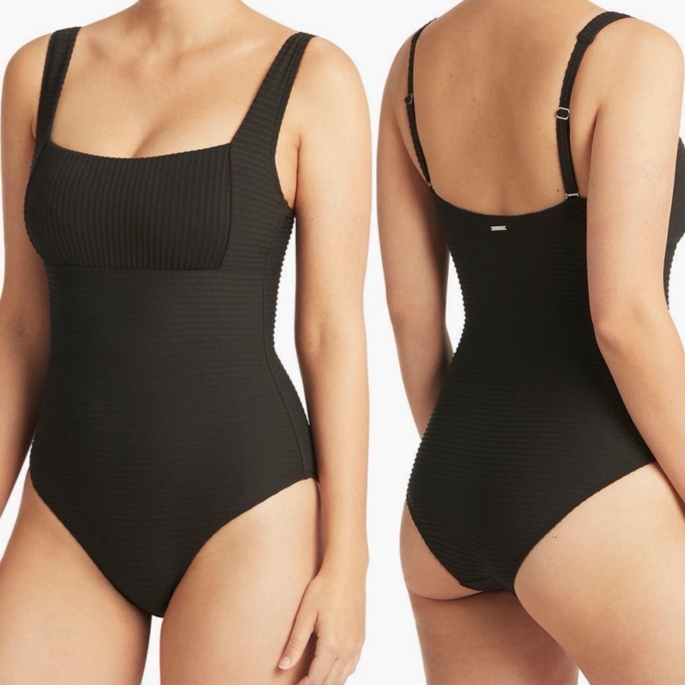 SEA LEVEL AUSTRALIA Ribbed One Piece Swimsuit!